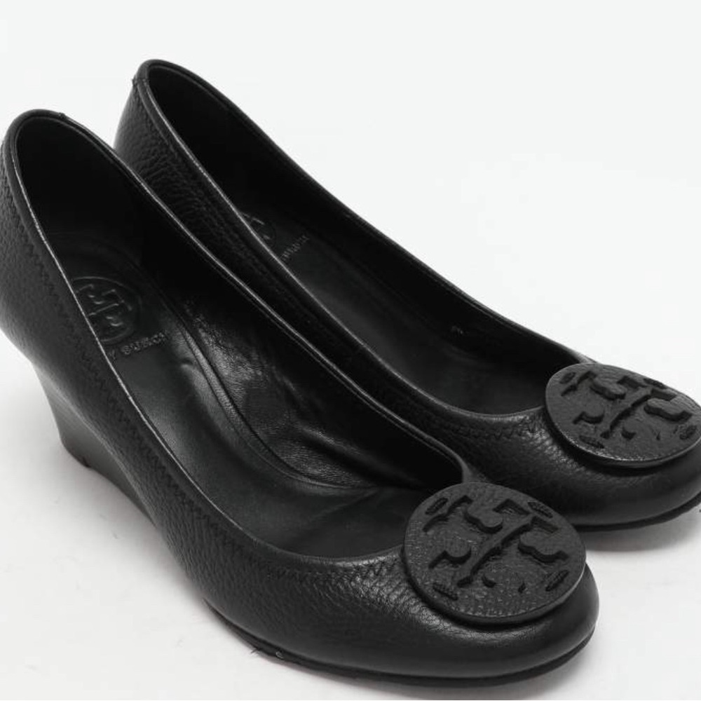 Tory Burch Sally Leather Wedges